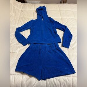 Juicy Couture Vibrant Blue Terry Cloth Set